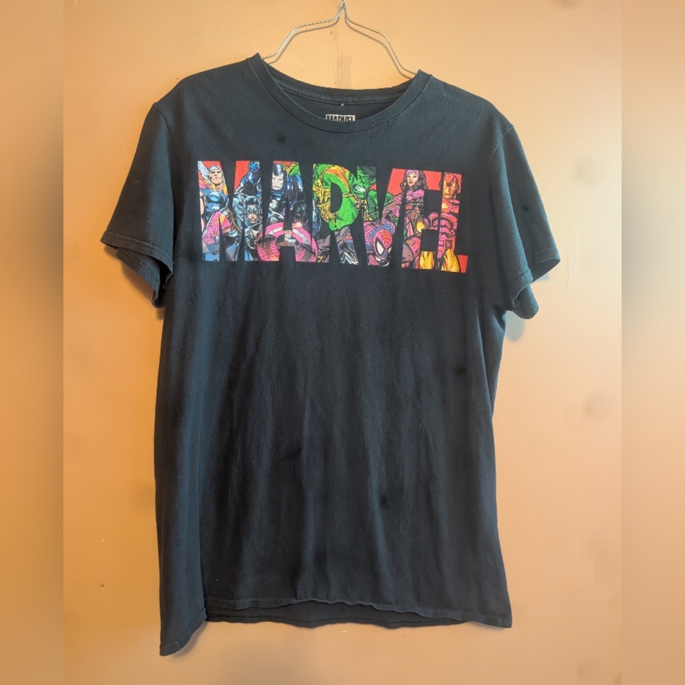 Marvel Black Graphic T-Shirt